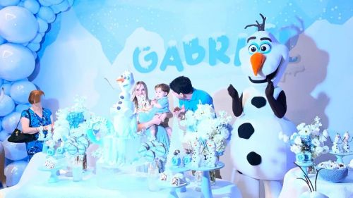 Olaf personagem vivo cover festa Frozen 740659