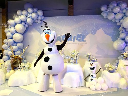 Olaf personagem vivo cover festa Frozen 740660
