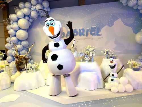 Olaf personagem vivo cover festa Frozen 740664