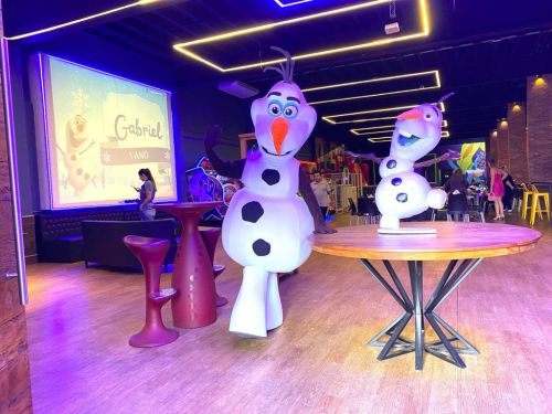 Olaf personagem vivo cover festa Frozen 740665