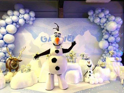 Olaf personagem vivo cover festa Frozen 740666