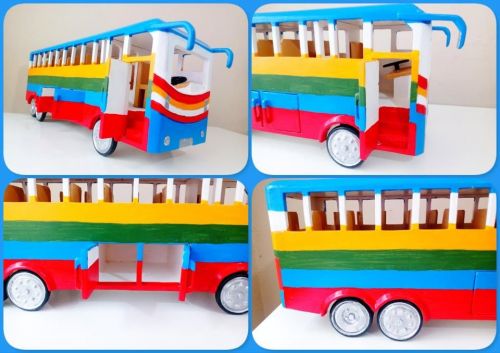 Ônibus De Viagem De Brinquedo Em Madeira Grande 743352