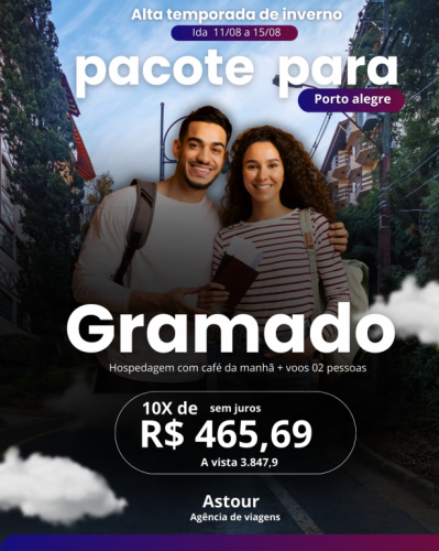 Pacote promocional para Gramado 744044