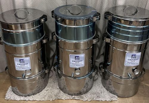 Panela extratora de suco a vapor 20kg Empório Inox 640762