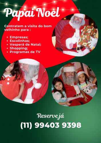 papai e mamãe noel para o comercio supermercado ou lojas e visita á domicilio  767650