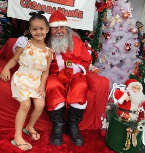 visita do papai noel ação do natal no supermercado e  lojas  papai noel na ceia do natal  761031