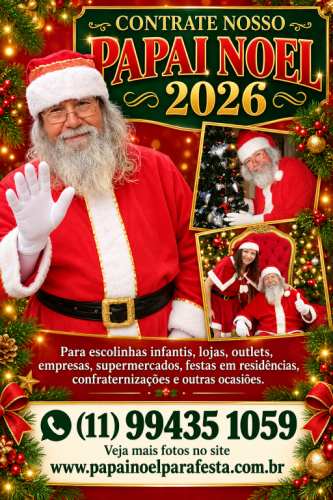 papai Noel para eventos de natal  festa de confraternização  788115