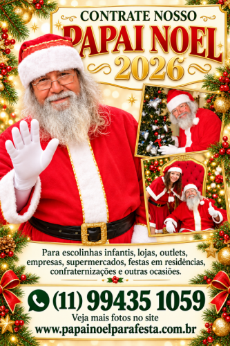 papai Noel para síndicos de condomínios festa do natal 2026 788072
