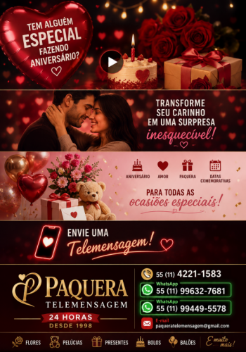 Paquera Telemensagem Inesquecível 786519