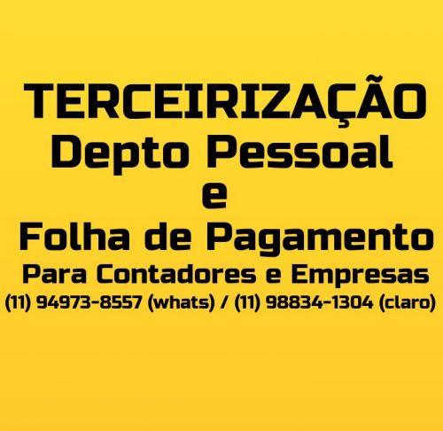 Parceria Para Contadores - Depto Pessoal 784671
