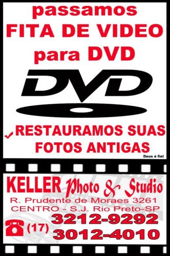 Passamos suas fitas de video para Dvd 342324