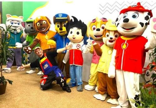 Patrulha Canina personagens vivos cosplay Festa infantil 786963