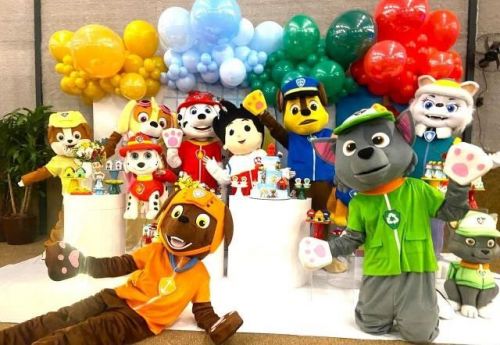 Patrulha Canina personagens vivos cosplay Festa infantil 786964
