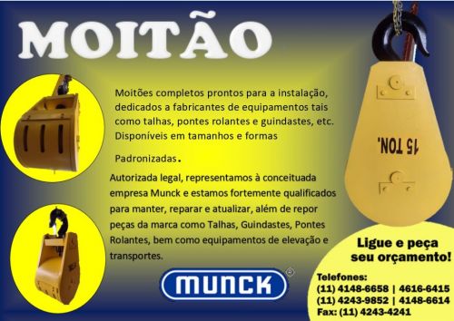 Peças Para Guindastes e Guindautos - Marca Munck 744730