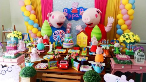 Peppa Pig e George cover personagens vivos 641474