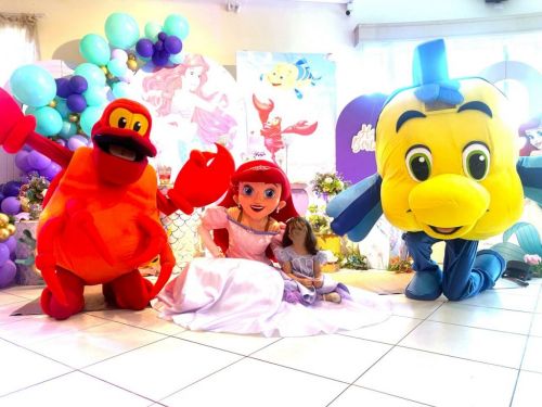 Pequena Sereia Ariel personagens vivos cover 737010