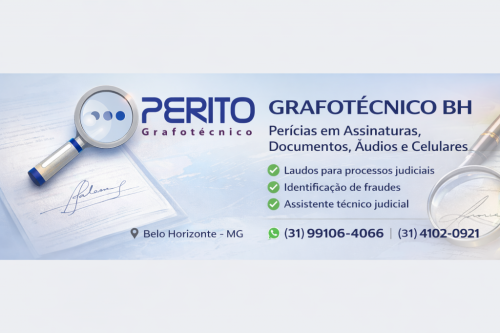 Perito Grafotécnico Profissional – Laudos Técnicos e Análise de Assinaturas 778137
