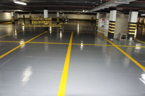 Pintura Epóxi De Piso Industrial Garagens Galpoes Quadras 579219