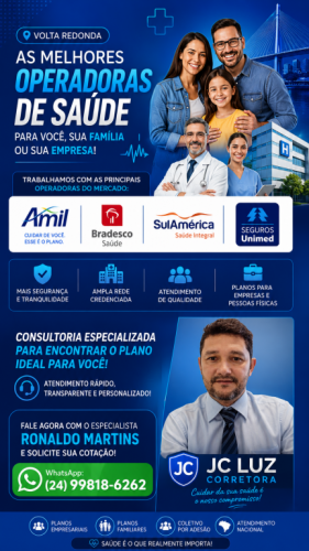 Planos de saúde em Vr 24 99818-6262 Amil-bradesco -sulamérica 781518
