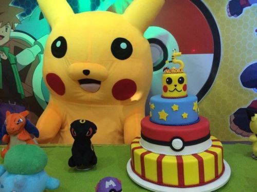 Pokémon Pikachu Cover Personagens Vivos Animação Festas Infantil 323309