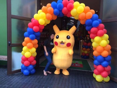 Pokémon Pikachu Cover Personagens Vivos Animação Festas Infantil 323310