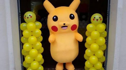 Pokémon Pikachu Cover Personagens Vivos Animação Festas Infantil 323312