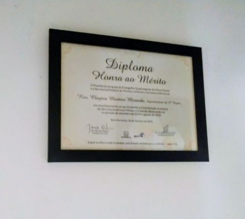 Porta Certificados em Moldura  777113