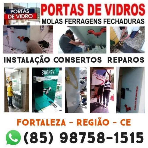 Portas  De  Vidros  Manutenção   Instalação 85 98758-1515 745199