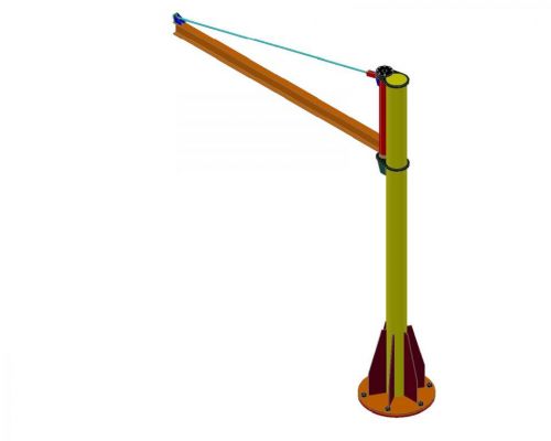 Pórtico Giratório Braço Giratório de Coluna - Projeto 769852