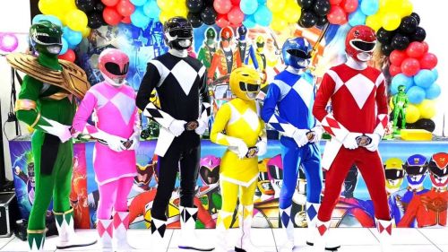 Power Rangers personagens vivos cover Festa 737493