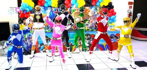 Power Rangers personagens vivos cover Festa 737494