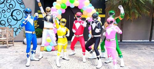 Power Rangers personagens vivos cover Festa 737495