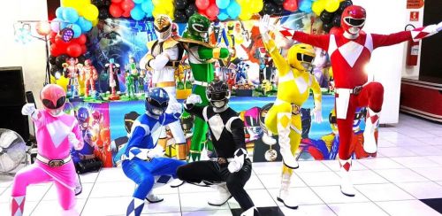 Power Rangers personagens vivos cover Festa 737496