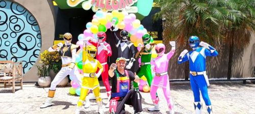 Power Rangers personagens vivos cover Festa 737497