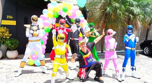 Power Rangers personagens vivos cover Festa 737500