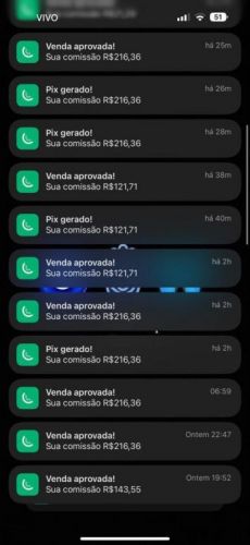 Primeira venda em 2 dias 688758