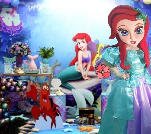 Princesa Ariel cover personagens vivos festas infantil 587589