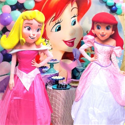 Princesa Ariel personagens vivos cover princesas 642000
