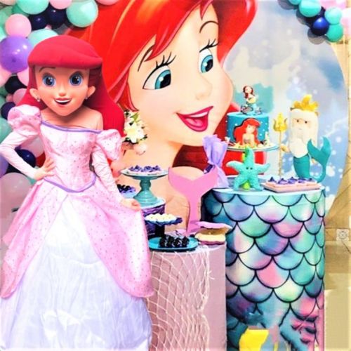 Princesa Ariel personagens vivos cover princesas 642001
