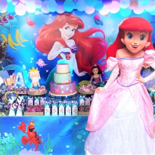 Princesa Ariel personagens vivos cover princesas 642002