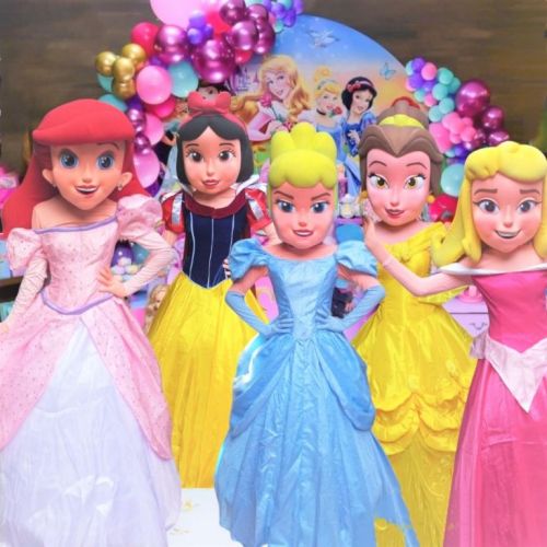 Princesas cover turma personagens vivos festa infantil 641339