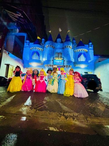 Princesas personagens vivos cosplay Festa infantil 787044