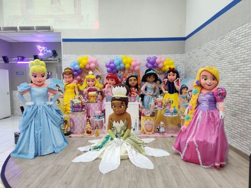 Princesas personagens vivos cosplay Festa infantil 787045