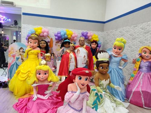 Princesas personagens vivos cosplay Festa infantil 787046