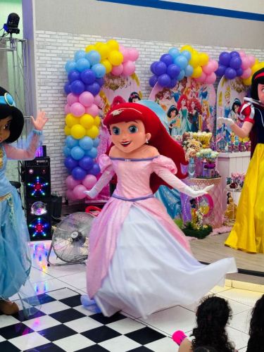 Princesas personagens vivos cosplay Festa infantil 787050