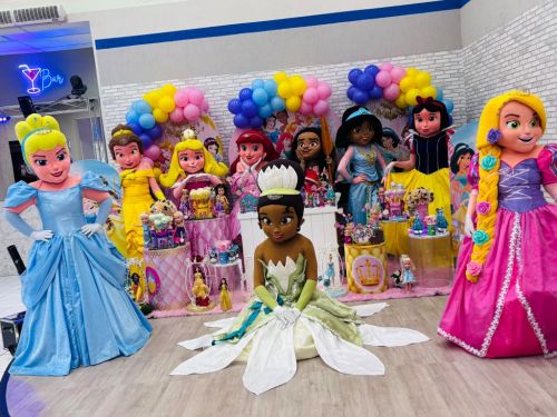 Princesas personagens vivos cosplay Festa infantil 787051