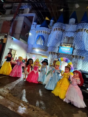Princesas personagens vivos cosplay Festa infantil 787053