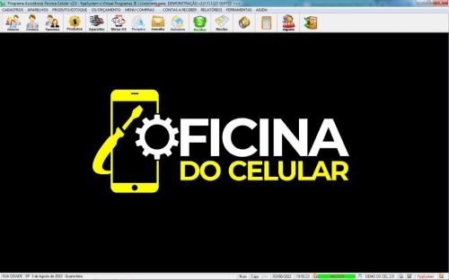 Programa Assistência Técnica Celular  Ordem de Serviço e Estoque v2.0 - Fpqsystem 623049