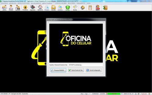 Programa Assistência Técnica Celular  Ordem de Serviço e Estoque v2.0 - Fpqsystem 623067