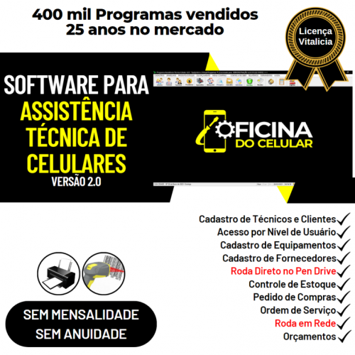 Programa Assistência Técnica Celular  Ordem de Serviço e Estoque v2.0 - Fpqsystem 653203